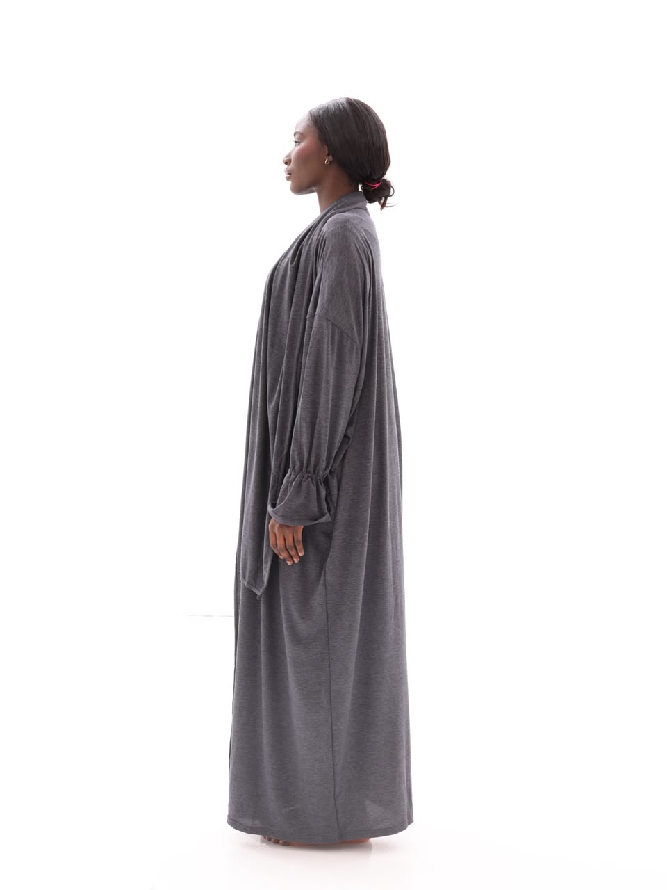 Charcoal prayer set, side profile