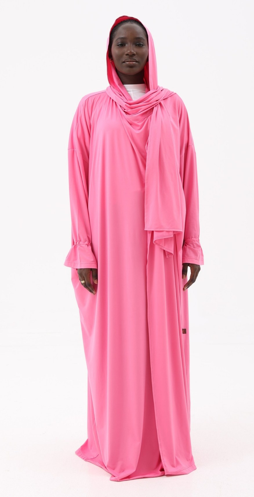 Blush Bloom Hold & Pray abaya